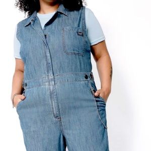NWT WILDFANG M CHAMBRAY COVERALL